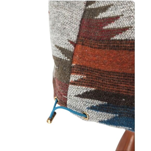 Mainstrip Womens Half Zip Aztec Southwestern Pullover Hoodie Size M - Picture 8 of 11